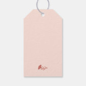 Dark Floral Christlich Art - Psalm 56:3 Geschenkanhänger (Rückseite)