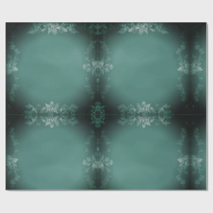 Dark Floral Geschenkpapier