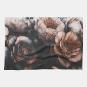 Dark Floral Geschirrtuch (Horizontal)