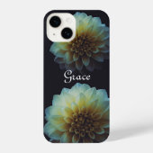 Dark Floral Personalisiert iPhone Case iPhone Hülle (Rückseite)