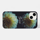 Dark Floral Personalisiert iPhone Case iPhone Hülle (Rückseite (Horizontal))