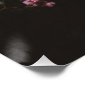 Dark Floral Secret Garden Door Poster (Ecke)