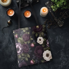 Dark Floral Tasche