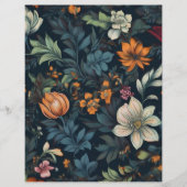 Dark Floral Vintag Stationary (Vorderseite)
