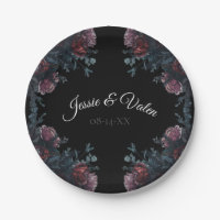 Dark Floral Wedding Gothic Black Elegant