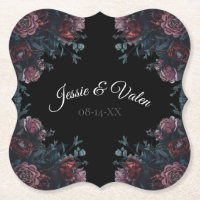 Dark Floral Wedding Gothic Black Elegant