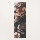 Dark Floral Yogamatte (Rückseite)
