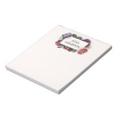 Dark Florals Notizblock (Rotiert)