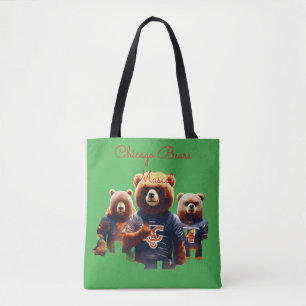 Dark Forest Chicago Bears Maskottchen – Böser Foot Tasche