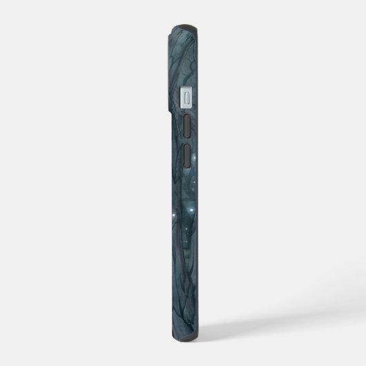 Dark Forest Fairy Fantasy Mysitwork iPhone 15 Hülle (Linke Seite)