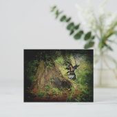 Dark Forest Fey Postkarte (Stehend Vorderseite)