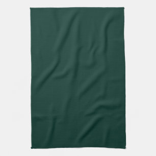 Dark Forest Green Solid Color Background erhalten Küchentuch