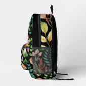 Dark Forest Mushroom Woodland Art Bedruckter Rucksack (Rechts)