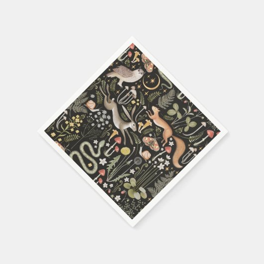 Dark Forest Napkins Serviette (Ecke)