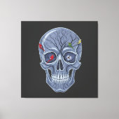 DARK FOREST SKULL LEINWANDDRUCK (Vorderseite)