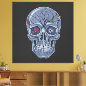 DARK FOREST SKULL LEINWANDDRUCK (Insitu (Wohnzimmer))