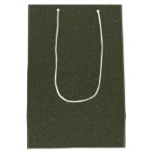 Dark Forest Sparkle Gift Bag - Medium Luxe Edition Mittlere Geschenktüte (Rückseite)