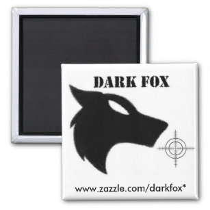 DARK FOX CROSS www.zazzle.com/darkfox* Magnet