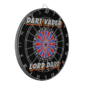 Dark Galactic Lord Sticker – Cosmic Shadow Warrior Dartscheibe (Vorderseite Links)