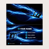 Dark Galaxy Residential Pressure Washing Visitenkarten (Außenseite Aufgefaltet)