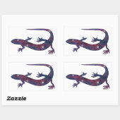 Dark Gecko Starscape Sticker (Blatt)