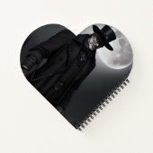 Dark Gentleman Notebook Notizblock (Rückseite)