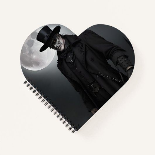 Dark Gentleman Notebook Notizblock (Vorderseite)