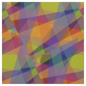 Dark Geometric - Combed Cotton Fabric Stoff (Nahaufnahme)