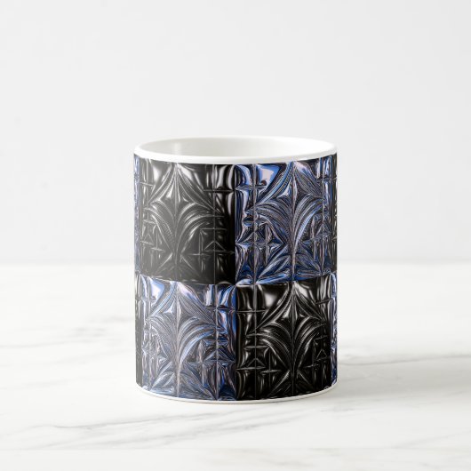 Dark Geometric Mug" Kaffeetasse (Mittel)