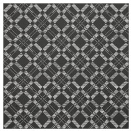 Dark Geometric Muster Schwarz-weiß Abstrakt Hübsch Stoff