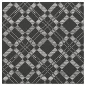 Dark Geometric Muster Schwarz-weiß Abstrakt Hübsch Stoff (Nahaufnahme)