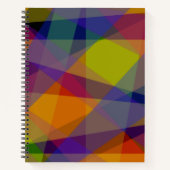 Dark Geometric - Notebook Notizblock (Vorderseite)