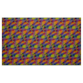 Dark Geometric - Polyester Poplin Fabric Stoff (Fat Quarter (45,7 x 55,9 cm))