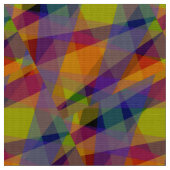 Dark Geometric - Polyester Poplin Fabric Stoff (Nahaufnahme)