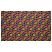 Dark Geometric - Polyester Weave Fabric Stoff (Fat Quarter (45,7 x 55,9 cm))