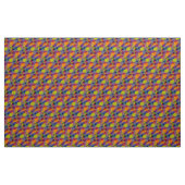 Dark Geometric - Polyester Weave Fabric Stoff (Yard (91,4 cm))