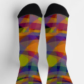 Dark Geometric - Premium Socks Socken (Oben)