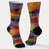Dark Geometric - Premium Socks Socken (Gewinkelt)