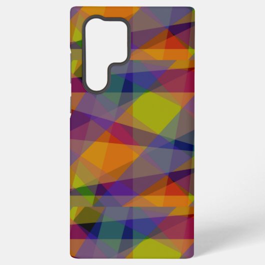 Dark Geometric - Samsung (S22 Ultra) Case Samsung Galaxy Hülle (Rückseite)