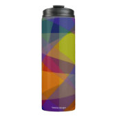 Dark Geometric - Thermal Tumbler Thermosbecher (Vorderseite)