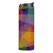 Dark Geometric - Thermal Tumbler Thermosbecher (Nach links gedreht)