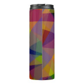 Dark Geometric - Thermal Tumbler Thermosbecher (Rückseite)