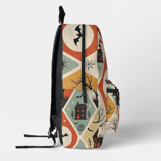 Dark ghost pattern bedruckter rucksack (Links)