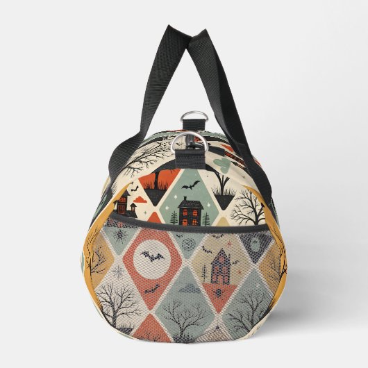 Dark ghost pattern duffle bag (Rechts)