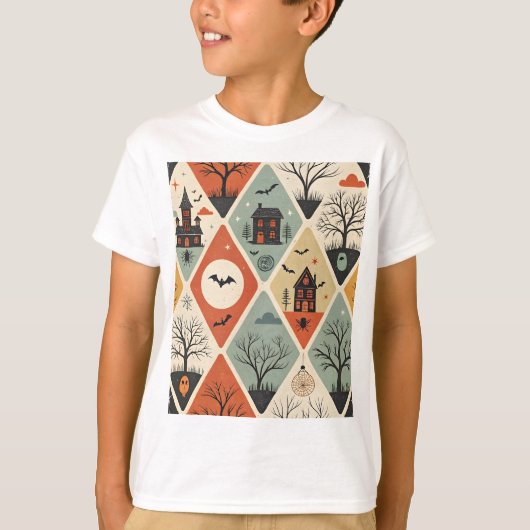 Dark ghost pattern T-Shirt (Vorderseite)