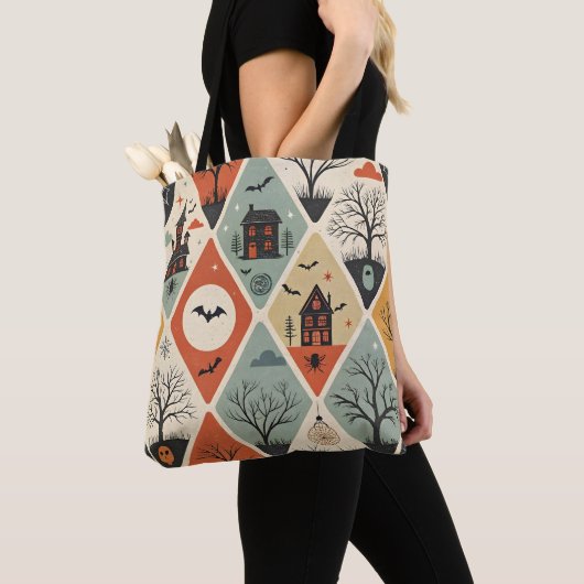 Dark ghost pattern tasche (Von Nahem)