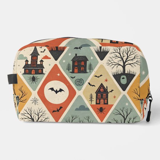 Dark ghost pattern waschbeutel (Vorderseite)