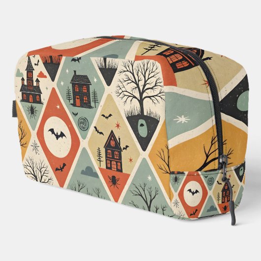 Dark ghost pattern waschbeutel (Rechte Ecke)