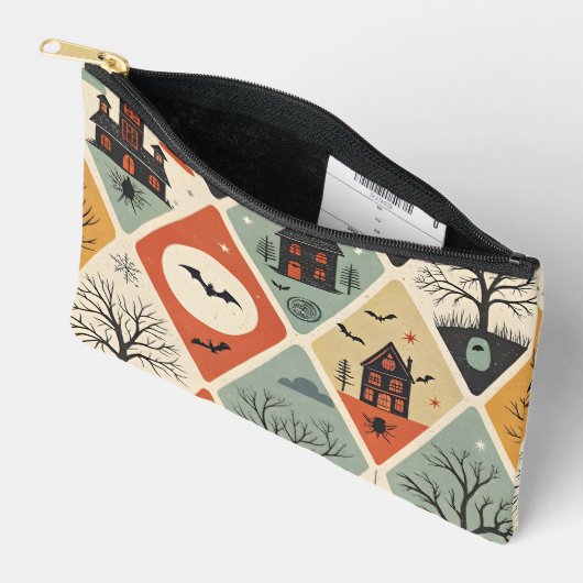 Dark ghost pattern zubehörtasche (Offen)
