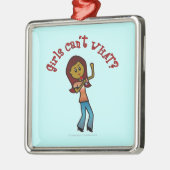 Dark Girl Singer Ornament Aus Metall (Links)